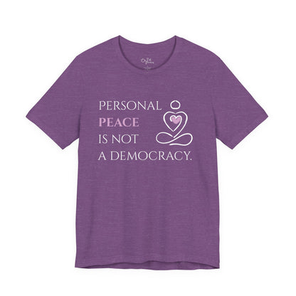 Unisex Jersey Short Sleeve Tee | Personal Peace