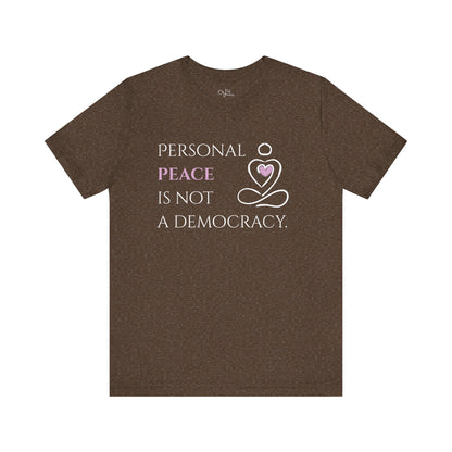 Unisex Jersey Short Sleeve Tee | Personal Peace