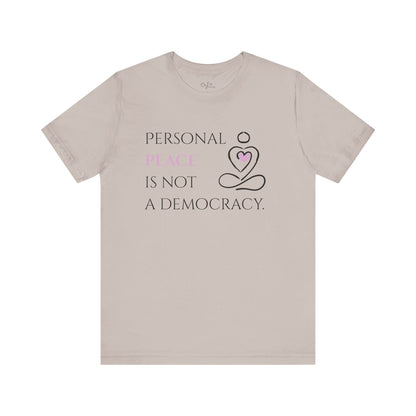 Unisex Jersey Short Sleeve Tee | Personal Peace