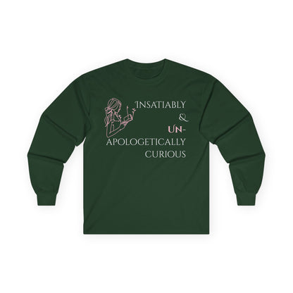 Unisex Ultra Cotton Long Sleeve Tee | Insatiably Curious