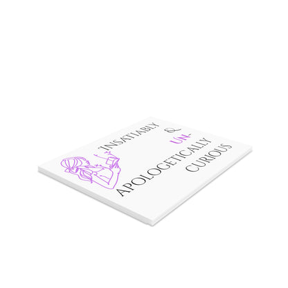 Artistic Greeting Cards Set | 8 Cards, Inspirational Text, Perfect for All Occasions, Handmade Card Set, Unique Stationery | Insatiably Curious