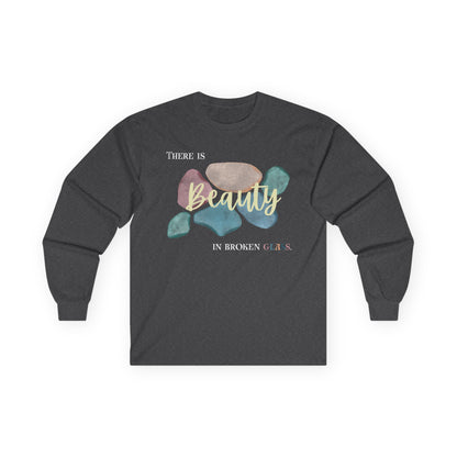 Unisex Ultra Cotton Long Sleeve Tee | Beauty in Broken Glass