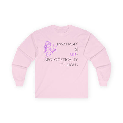 Unisex Ultra Cotton Long Sleeve Tee | Insatiably Curious
