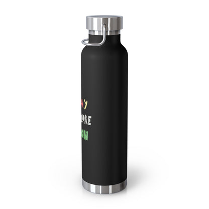 Water Bottle, Insulated Drink Container (white, black) | Play Explore Grow