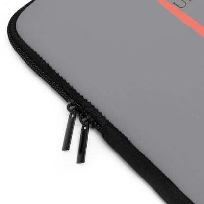 Laptop Sleeve (Grey) | Understanding | Stylish Tech Case, Gift for Students, Writers, Creatives, Gender-Neutral Design, Unique Laptop Pouch