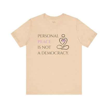 Unisex Jersey Short Sleeve Tee | Personal Peace