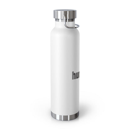Water Bottle, Insulated Drink Container (white, black, blue) | humanE