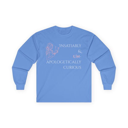 Unisex Ultra Cotton Long Sleeve Tee | Insatiably Curious