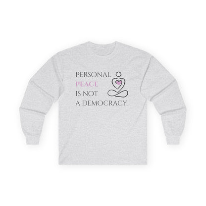 Unisex Ultra Cotton Long Sleeve Tee | Peace
