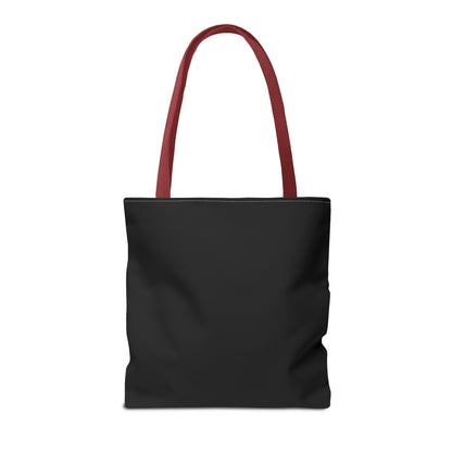 Tote Bag (Black) | Play Explore Grow | Design for Book Lovers, Students, Teachers, Gifts, Everyday Use