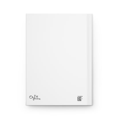 Hardcover Journal (White) | Play Explore Grow | Perfect for Writers, Students, Gifts, Self-Reflection, Journaling