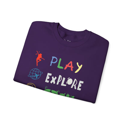 Unisex Heavy Blend™ Crewneck Sweatshirt | Play Explore Grow