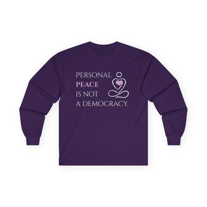Unisex Ultra Cotton Long Sleeve Tee | Peace