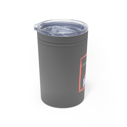 Tumbler (white, grey, turquoise) - Insulated Cup for Travel, Gifts, School, Adventurous, Inspirational, Outdoor Fun | Understanding