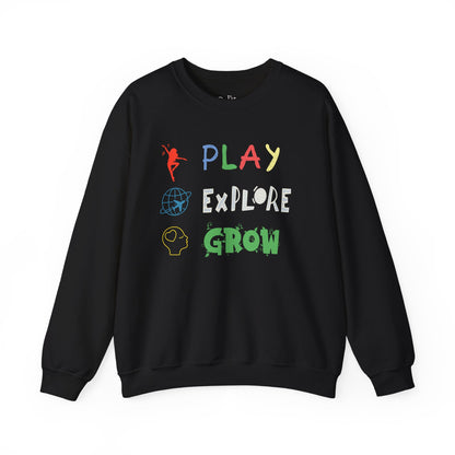 Unisex Heavy Blend™ Crewneck Sweatshirt | Play Explore Grow