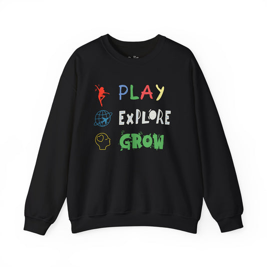 Unisex Heavy Blend™ Crewneck Sweatshirt | Play Explore Grow