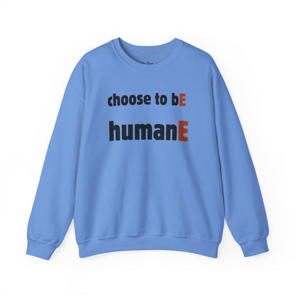 Unisex Heavy Blend™ Crewneck Sweatshirt | Choose to bE HumanE