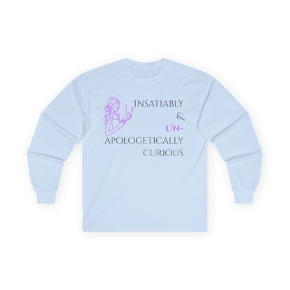 Unisex Ultra Cotton Long Sleeve Tee | Insatiably Curious