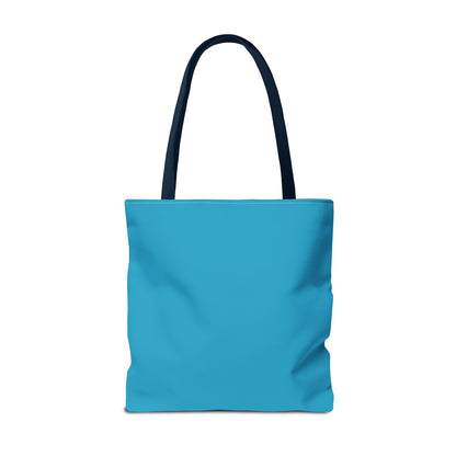 Tote Bag (Teal) | Insatiably Curious | Design for Book Lovers, Students, Teachers, Gifts, Everyday Use
