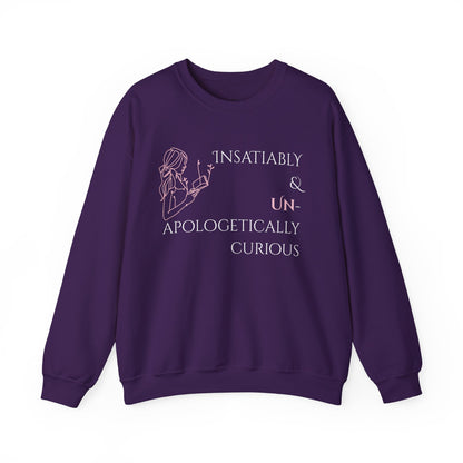 Unisex Heavy Blend™ Crewneck Sweatshirt | Insatiably Curious