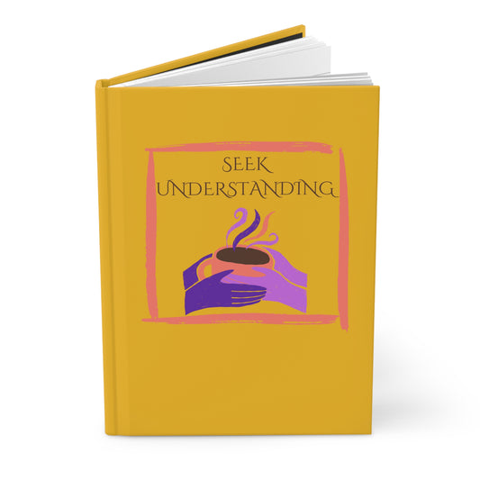 Hardcover Journal (Yellow) | Understanding | Perfect for Writers, Students, Gifts, Self-Reflection, Journaling
