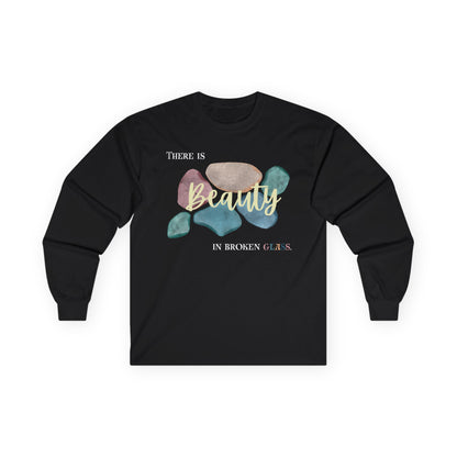Unisex Ultra Cotton Long Sleeve Tee | Beauty in Broken Glass