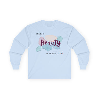 Unisex Ultra Cotton Long Sleeve Tee | Beauty in Broken Glass