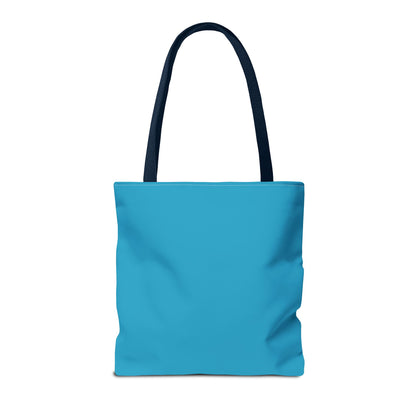 Tote Bag (Teal) | Insatiably Curious | Design for Book Lovers, Students, Teachers, Gifts, Everyday Use