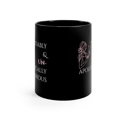 Black Coffee Mug, 11oz, both sides | Insatiably Curious