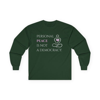 Unisex Ultra Cotton Long Sleeve Tee | Peace