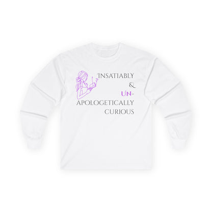 Unisex Ultra Cotton Long Sleeve Tee | Insatiably Curious