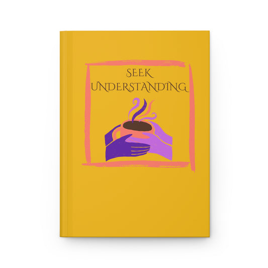 Hardcover Journal (Yellow) | Understanding | Perfect for Writers, Students, Gifts, Self-Reflection, Journaling