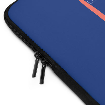 Laptop Sleeve (Blue) | Understanding | Stylish Tech Case, Gift for Students, Writers, Creatives, Gender-Neutral Design, Unique Laptop Pouch