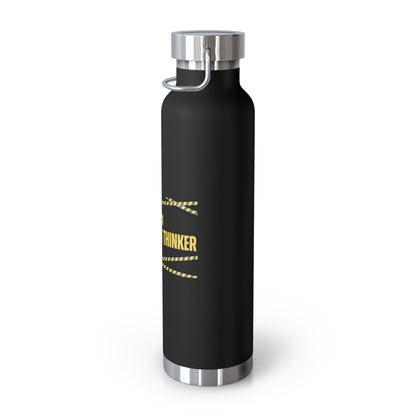 Water Bottle, Insulated Drink Container (white, black, red) | Independent Thinker