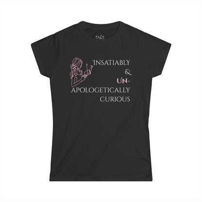 Women's Graphic T-Shirt | Insatiably Curious | Casual Everyday Wear