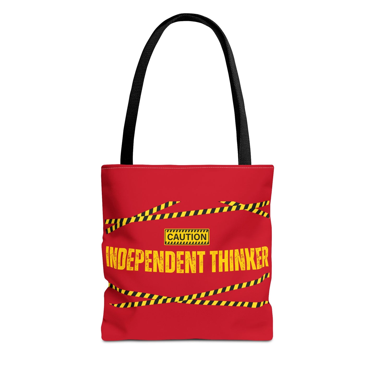 Tote Bag (Red) | Independent Thinker | Design for Book Lovers, Students, Teachers, Gifts, Everyday Use