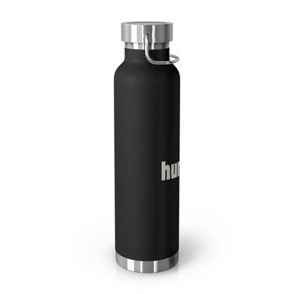 Water Bottle, Insulated Drink Container (white, black, blue) | humanE