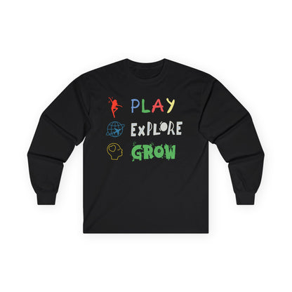 Unisex Ultra Cotton Long Sleeve Tee | Play Explore Grow