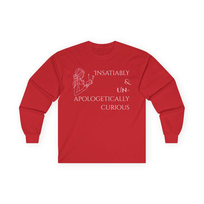 Unisex Ultra Cotton Long Sleeve Tee | Insatiably Curious