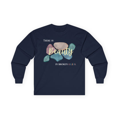 Unisex Ultra Cotton Long Sleeve Tee | Beauty in Broken Glass