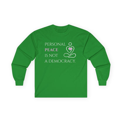 Unisex Ultra Cotton Long Sleeve Tee | Peace