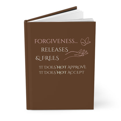 Hardcover Journal (Brown) | Forgiveness | Perfect for Writers, Students, Gifts, Self-Reflection, Journaling