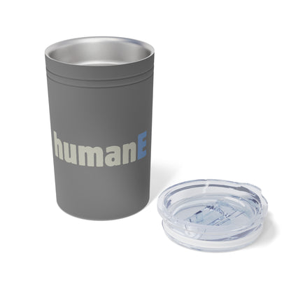 Tumbler (white, grey, turquoise) - Insulated Cup for Travel, Gifts, School, Adventurous, Outdoor Fun | humanE