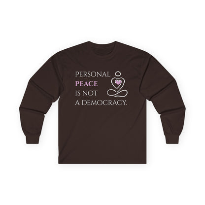 Unisex Ultra Cotton Long Sleeve Tee | Peace
