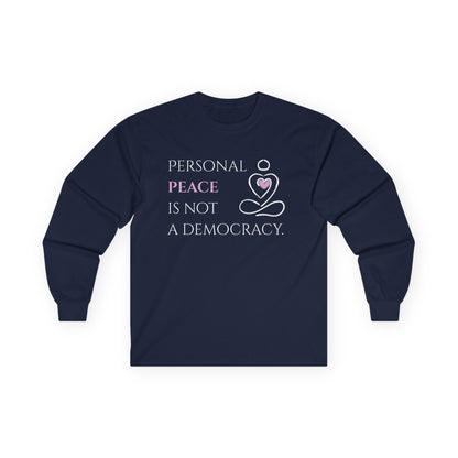 Unisex Ultra Cotton Long Sleeve Tee | Peace