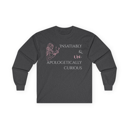 Unisex Ultra Cotton Long Sleeve Tee | Insatiably Curious