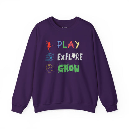 Unisex Heavy Blend™ Crewneck Sweatshirt | Play Explore Grow