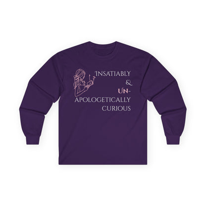 Unisex Ultra Cotton Long Sleeve Tee | Insatiably Curious