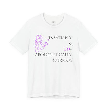 Unisex Jersey Short Sleeve Tee | Insatiably Curious