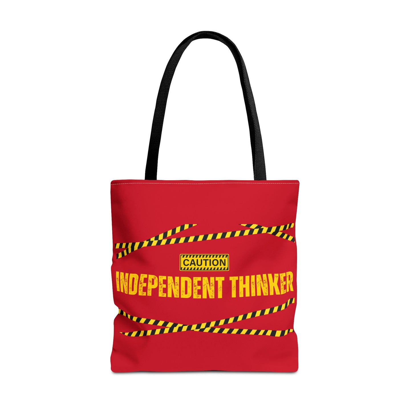 Tote Bag (Red) | Independent Thinker | Design for Book Lovers, Students, Teachers, Gifts, Everyday Use